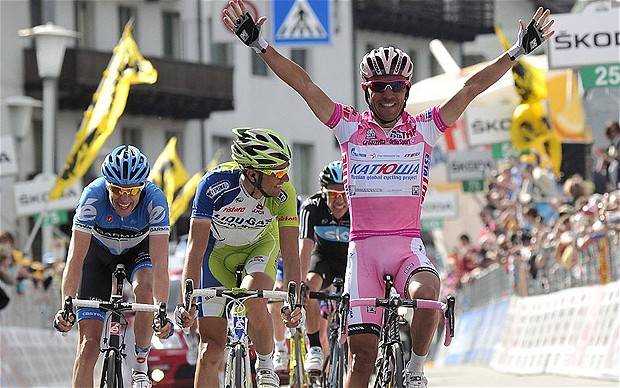 A Giro 7. szakasza. Frosinone-Foligno